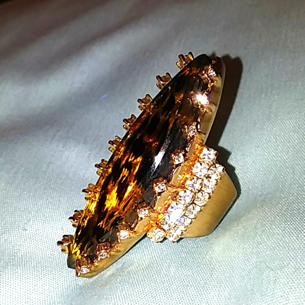 Betsey Johnson Vintage Leopard Ring